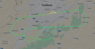 Вылетевший самолет из Ташкента в Астану вернулся в аэропорт