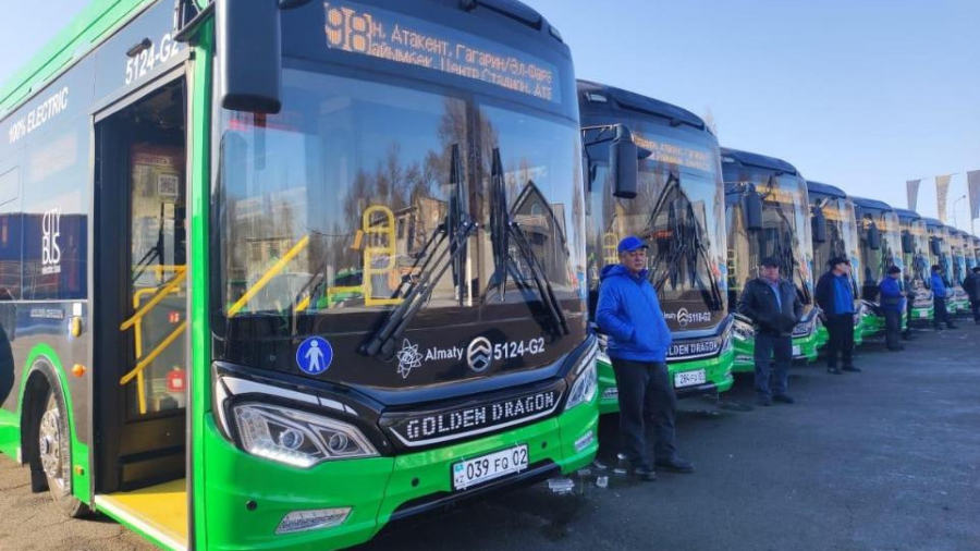 Партию электрических автобусов закупили в Алматы