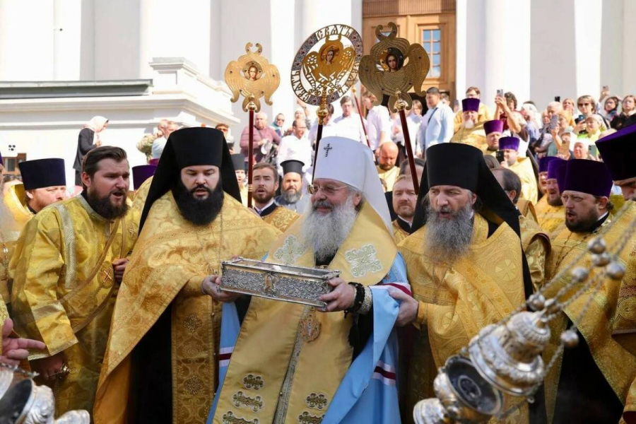 Мощи Спиридона Тримифунтского из Казани отправились в Дивеево
