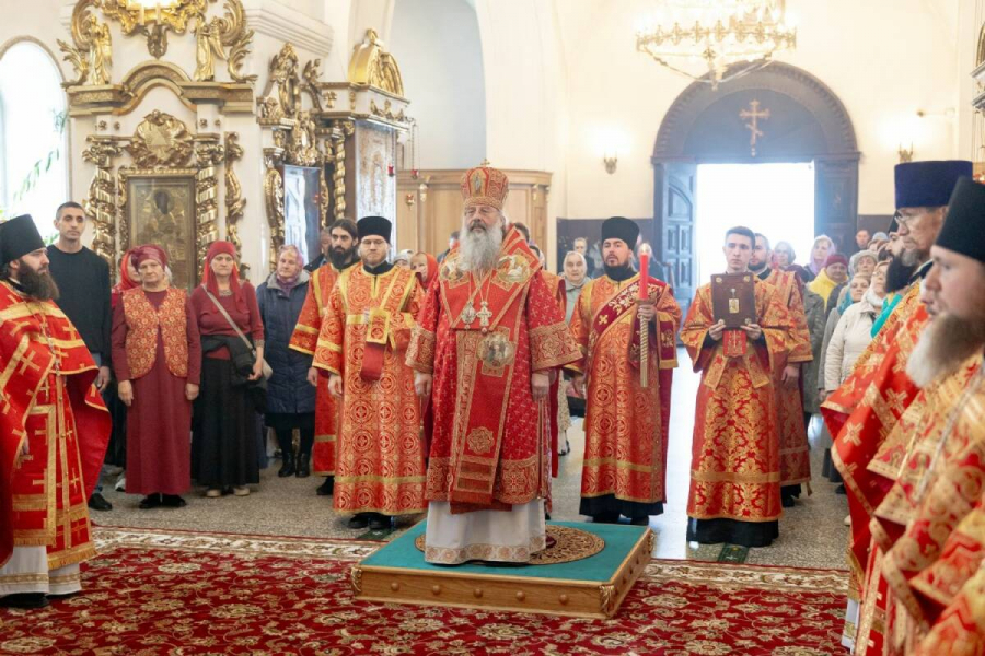 Митрополит Кирилл совершил Литургию в Раифском монастыре по случаю Светлой седмицы