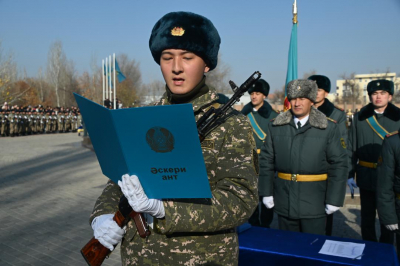 Новобранцы Жамбылской области приняли присягу