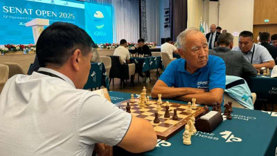 В Кокшетау завершился третий из пяти полуфиналов Открытого кубка Senat Open по шахматам
