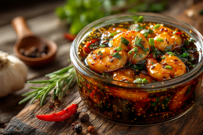 Такие креветки в маринаде невозможно приготовить только один раз &mdash; идеальная закуска из Азии