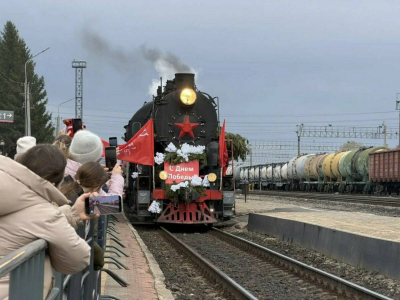 &laquo;Паровоз Победы&raquo; побывал в Бугульме и прибыл в Набережные Челны