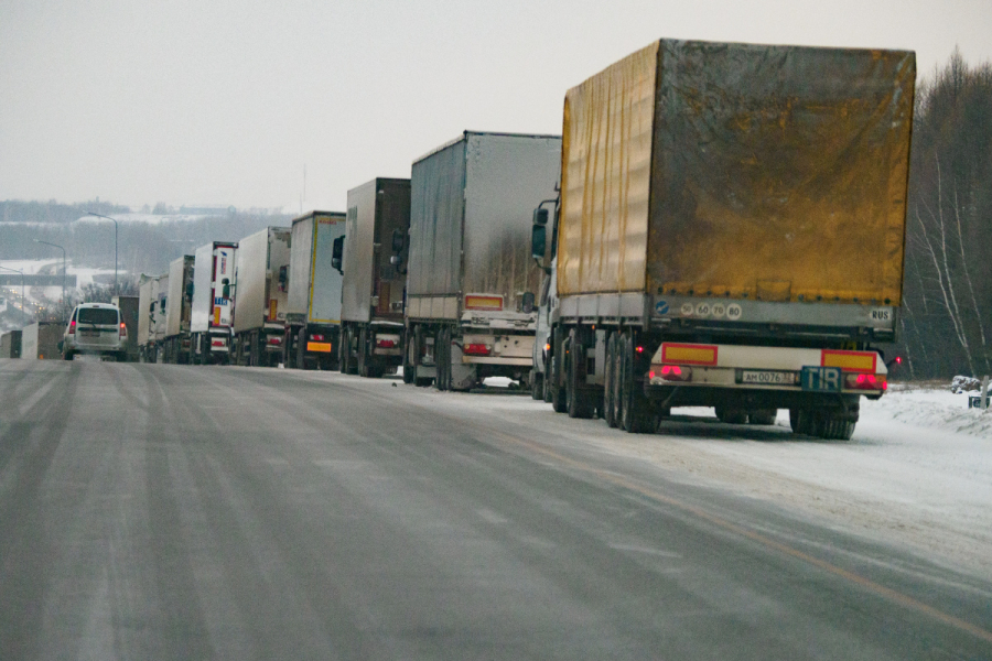 На&nbsp;трассе М7 в&nbsp;Елабужском районе собралась 6-километровая пробка после ДТП
