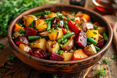 Как превратить обычный винегрет в шедевр: добавляем белые грибы