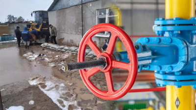 QazaqGaz прекратил подачу газа из-за паводков в некоторых населенных пунктах