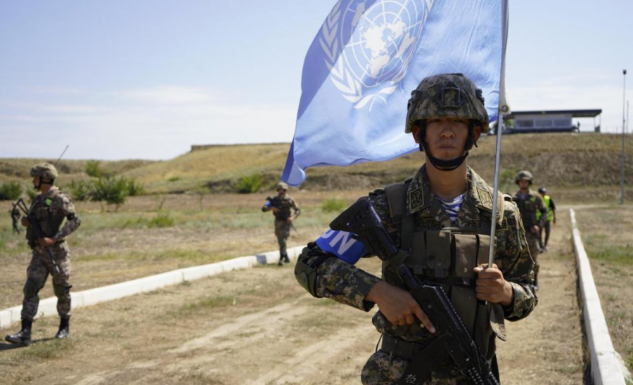 Азербайджанская делегация ознакомилась с подготовкой казахстанских миротворцев