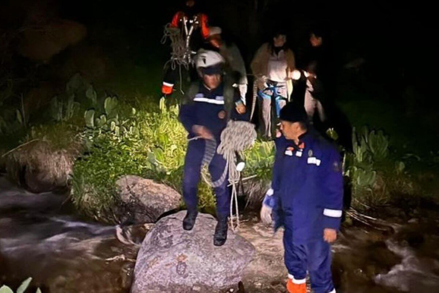 Застрявших в горах туристов спустили вниз спасатели в Туркестанской области (ВИДЕО)