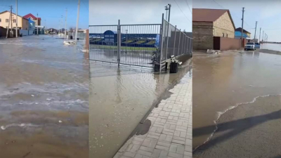 «Ситуация критическая, звучат сирены». В соцсетях публикуют видео из затопленного города Кульсары