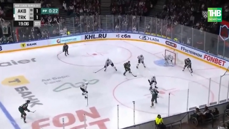 &laquo;Ак Барс&raquo; обыграл &laquo;Трактор&raquo; в овертайме и пробился в четвертьфинал Кубка Гагарина