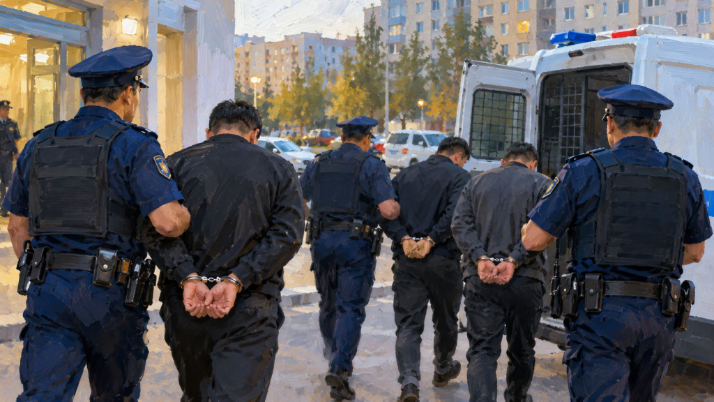 Четырёх бывших полицейских задержали после убийства женщины в Астане