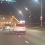 Опасную езду двух авто по Аль-Фараби сняли на видео в Алматы: водителей арестовали