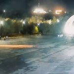 Водитель Mercedes-Benz устроил дрифт у памятника Казахскому ханству и попал под арест (видео)
