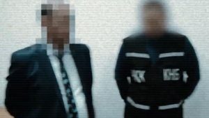 КНБ показал видео задержания председателя и судьи районного суда