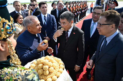 Премьер-министр Малайзии Анвар Ибрагим прилетел в Казань