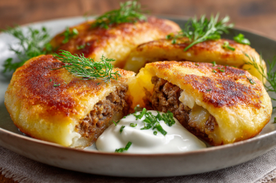 Зразы «Любимые» с мясом: золотистые, ароматные — тают во рту, готовятся проще простого