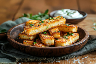 Творожные палочки с сыром и укропом — вместо скучных сырников на завтрак: хрустят снаружи, тают внутри